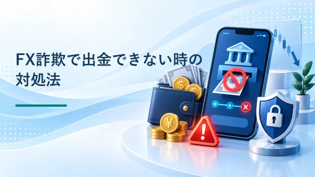 FX詐欺で出金できない場合の対処法｜追加送金を止める判断と相談先【2026年】