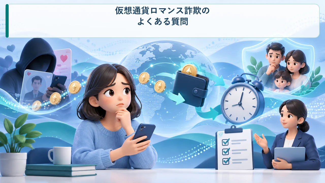 仮想通貨ロマンス詐欺のよくある質問