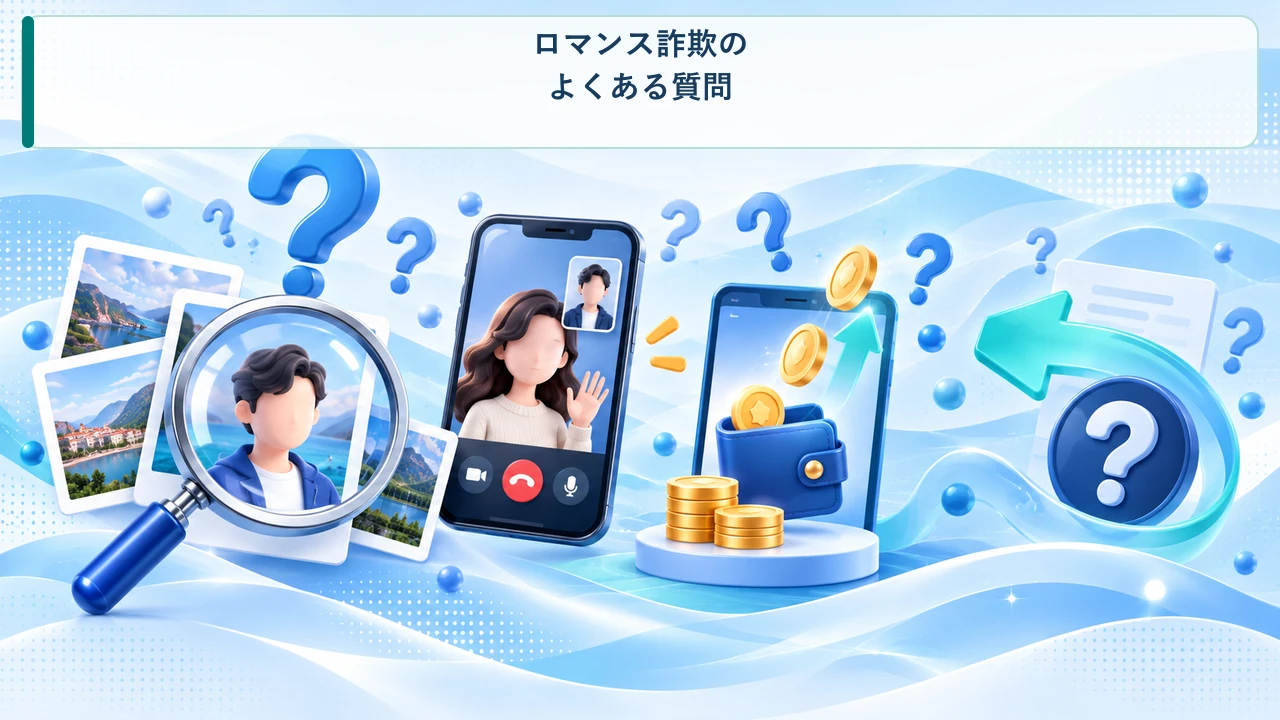 ロマンス詐欺のよくある質問